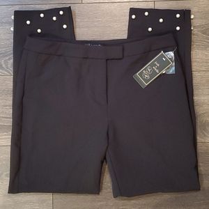 ❤NWT! JOSH & ARIELLE SLIM STRAIGHT PANTS/TROUSERS, 6 (28)